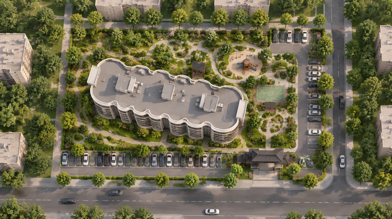 Мастер-план Shanghai Residence